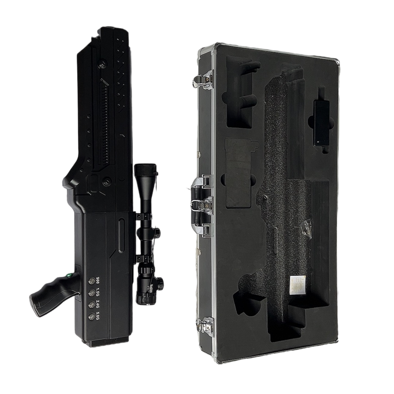  灵丘手持便携式枪型低空防御反制四通道A型